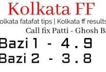 Kolkata Fatafat Tips