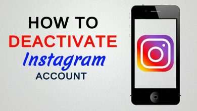 how to deactivate instagram account